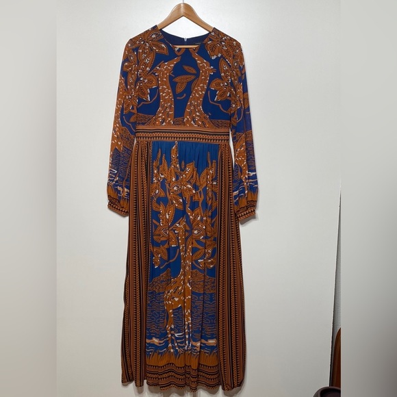 Floryday Dresses & Skirts - NWOT Anthropologie Floryday Chiffon Giraffe Maxi Dress